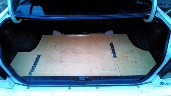 Изготовление фальшпола багажника Nissan Sunny b15