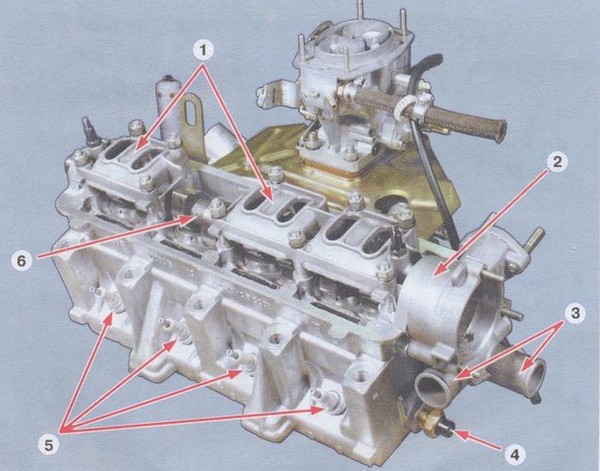 статья про головка блока цилиндров автомобилей ваз 2108, ваз 2109, ваз 21099