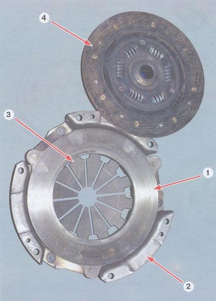 статья про сцепление автомобилей ваз 2108, ваз 2109, ваз 21099 особенности конструкции сцепления, неисправности сцепления