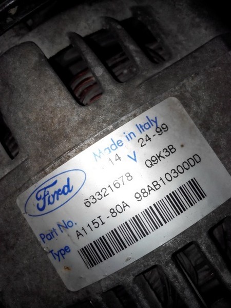 Замена подшипников и щеток генератора Ford Focus 1