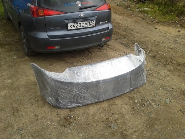 Установка и доработка бампера Toyota Caldina Установка и доработка бампера Toyota Caldina