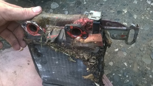 ремонт радиатора печки на Mazda 626