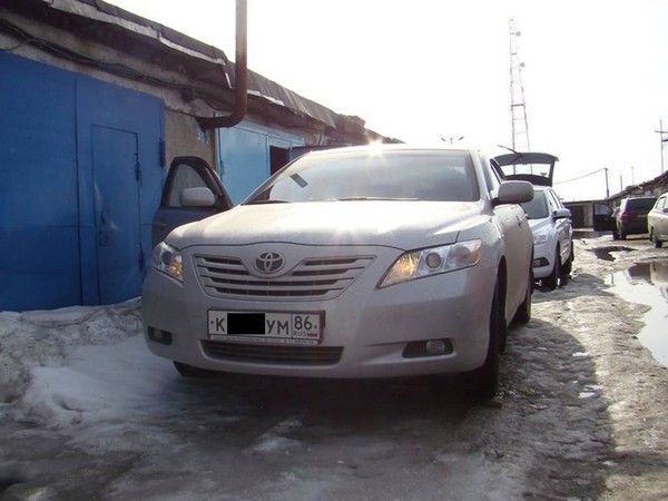 Установка ДХО Toyota Camry ACV40