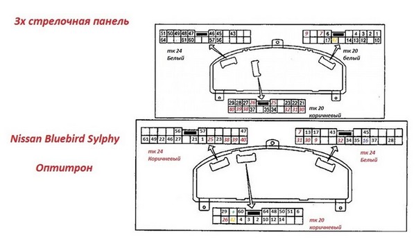 Установка оптитрона Nissan Sunny