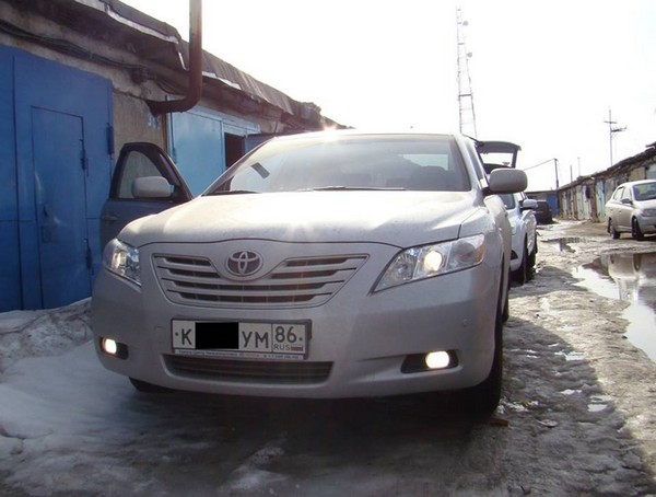 Установка ДХО Toyota Camry ACV40