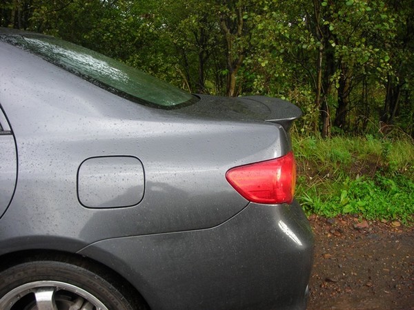 Изготовление спойлера Toyota Corolla Fielder (140/150)