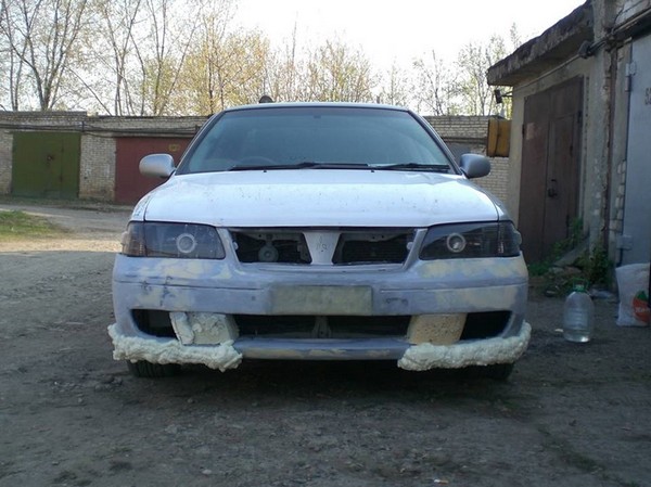 Моделирование бампера Nissan Sunny b15