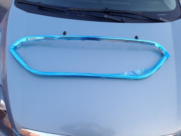 Замена хром молдинга переднего бампера Ford Focus 2 restyle