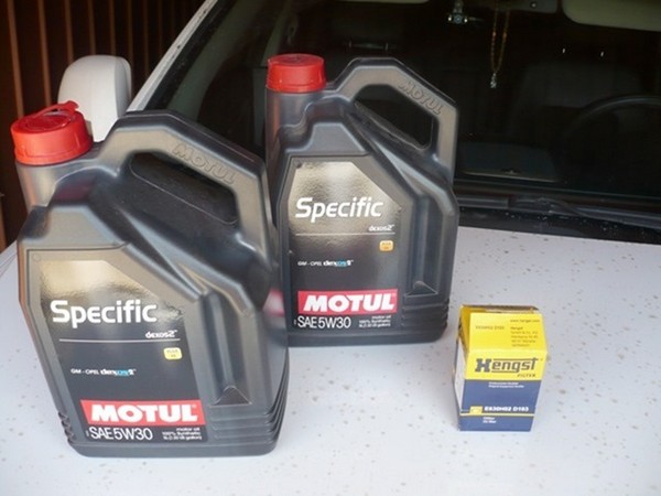 Замена моторного масла в новом двигателе 2.4 Chevrolet Captiva