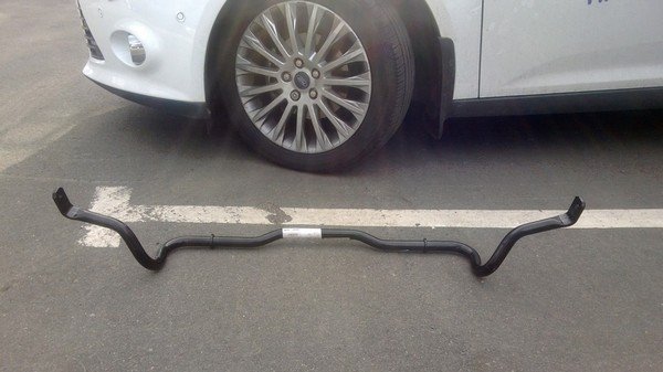 Установка переднего стабилизатора в Ford Focus 3 от ST