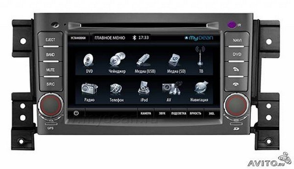 Характеристики штатного головного устройства Suzuki Grand Vitara