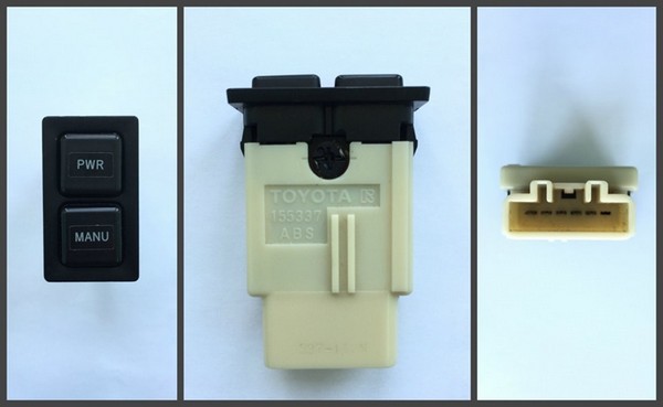 Установка кнопки управления режимами АКПП в Toyota Corolla 100