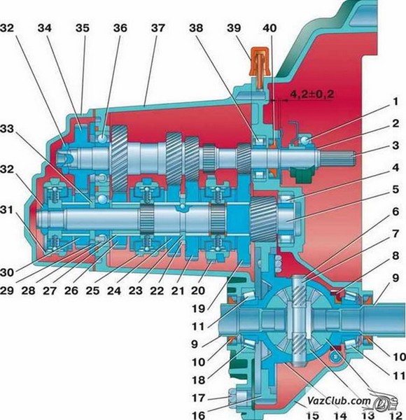 Разборка коробки передач, устранение дребезжания ручки КПП и установка карданчика кулисы КПП от Калины ВАЗ 2113, 2114, 2115