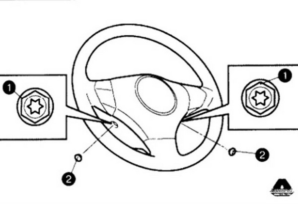 Снятие руля на Suzuki New Grand Vitara