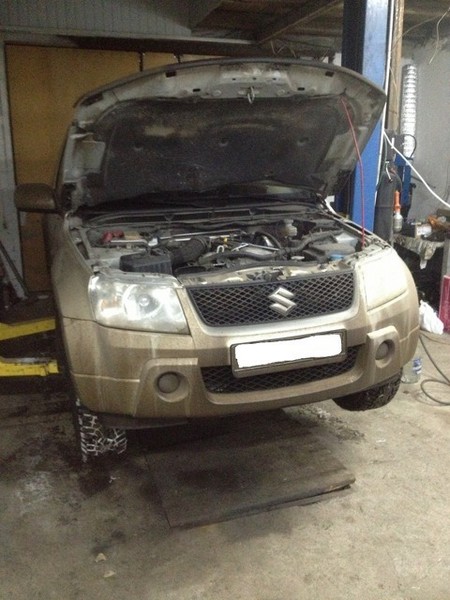 Замена передней подвески Suzuki Grand Vitara 2 Замена передней подвески Suzuki Grand Vitara 2