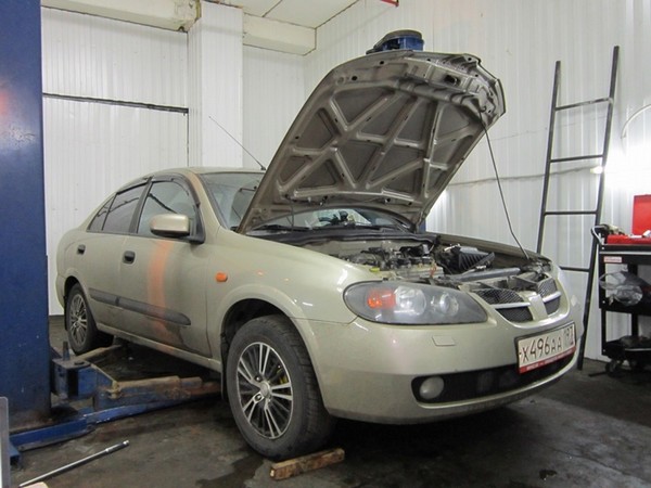 Самостоятельная замена сцепления Nissan Almera N16