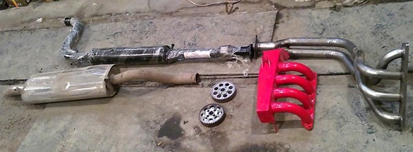 Установка прямоточного впуска двигателя Лада Приора