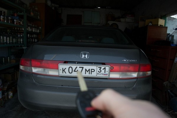 Установка нового замка и дистанционное открытие багажника для Honda Accord 7 Установка нового замка и дистанционное открытие багажника для Honda Accord 7