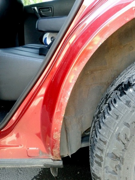 Антикоррозийная обработка задних колесных арок Nissan Murano