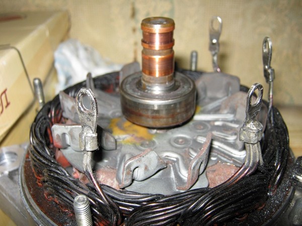 Замена контактных колец генератора 1JZ-GTE для Toyota Mark II (90)