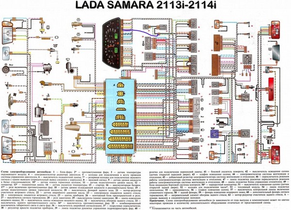 LED подсветка приборной панели и включение через замок зажигания для ВАЗ 2113, 2114, 2115