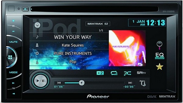 Установка магнитолы Pioneer AVH-160DVD 2DIN на ВАЗ 2110