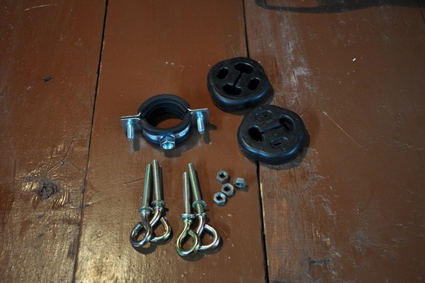 Подтяжка глушителя Nissan Almera N16