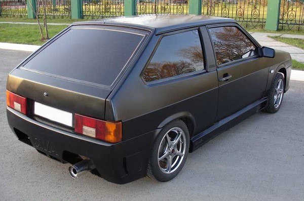 Матовая краска на ваз 2109, 2108, 2110, 2111