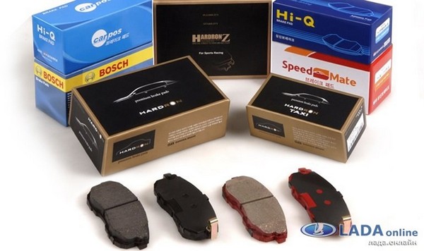 тормозные колодки для Лады Гранта