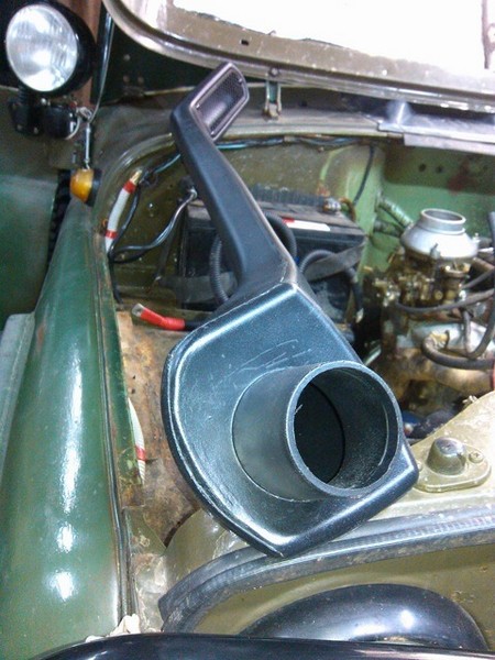 Установка шноркеля для УАЗ 31512