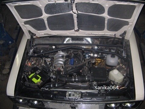 Перенос капота ВАЗ 2106 для установки радиатора от Шнивы