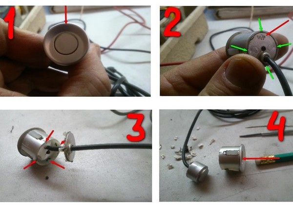 Ремонт датчика парктроника Renault Sandero