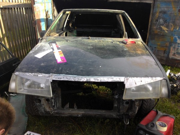 Восстановление капота ВАЗ 2108