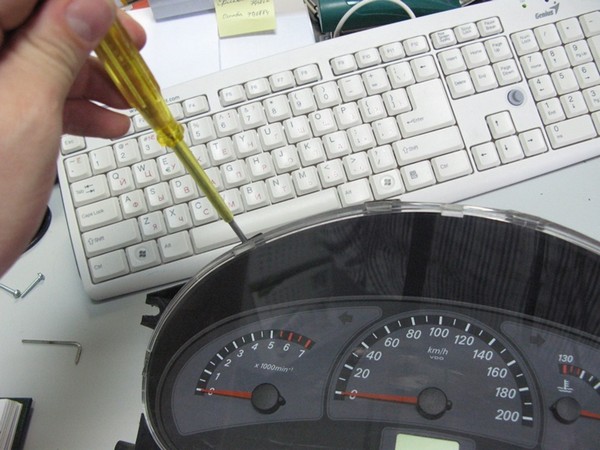 Подсветка панели ВДО ВАЗ 2110