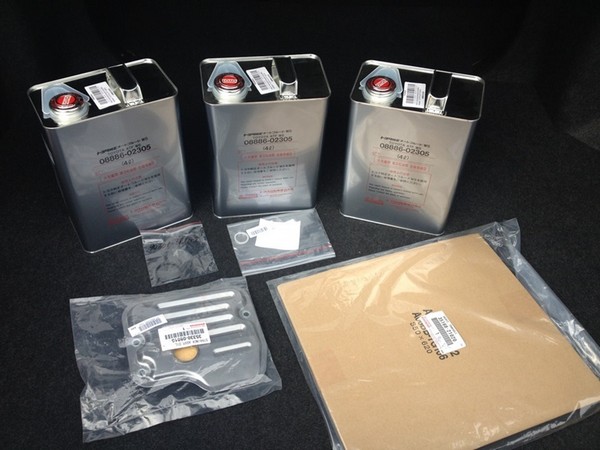 Замена масла в АКПП Toyota Camry ACV40