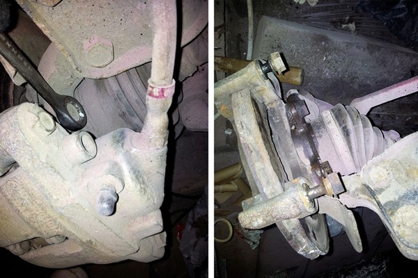 Замена тормозных дисков и колодок ВАЗ 2110, 2111, 2112