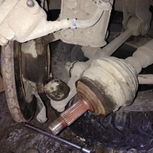 Замена внешнего и внутреннего ШРУСа на Калине