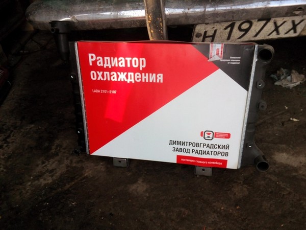 Радиатор охлаждения с ваз 21073 в ваз 2101 