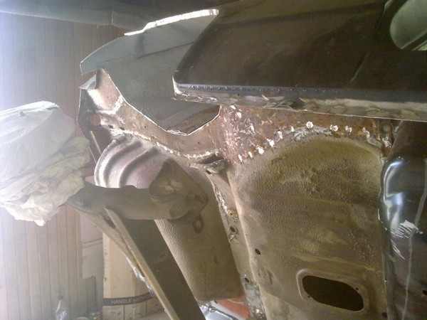 Замена правого заднего лонжерона ВАЗ 2108