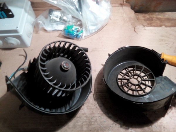 Разбор моторчика печки