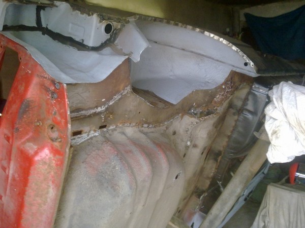 Замена правого заднего лонжерона ВАЗ 2108