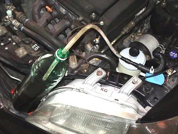 Замена масла в ГУРе на Honda