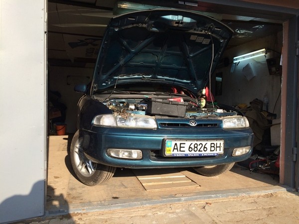 Замена масла ГУР Mazda 626