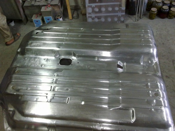 Подготовка днища к установке ВАЗ 2108