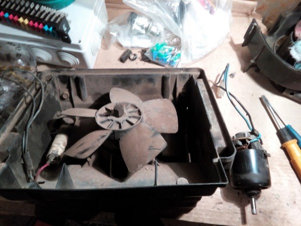 Разбор моторчика печки