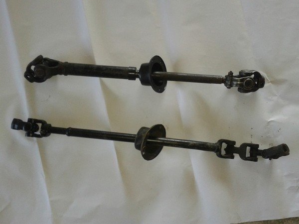 Рулевой карданный вал на шлицах