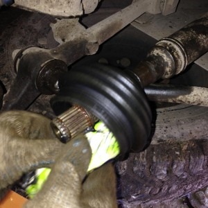 Замена внешнего и внутреннего ШРУСа на Калине