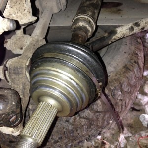 Замена внешнего и внутреннего ШРУСа на Калине