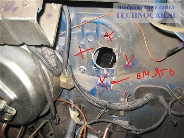 Установка вакуумного усилителя сцепления ГАЗ Газель