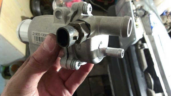 добработка термостата на Лада Гранта